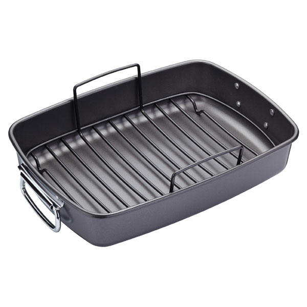 Kitchen Craft Master Class KCMCHB52 NonStick Roasting Pan with Rack
