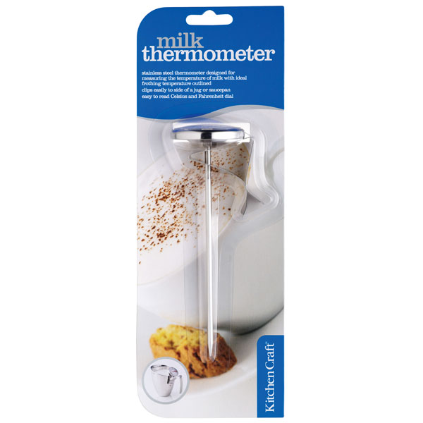 Kitchen Craft KCMILKTH Stainless Steel Milk Frothing Thermometer