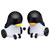 Kitchen Craft KCPENGUIN Rolling Penguin Salt and Pepper Pots