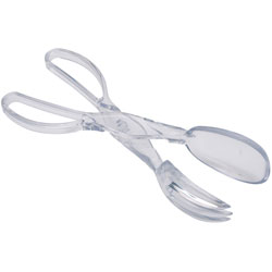 Kitchen Craft KCSALTONGS Acrylic 'Scissor Action' Salad Serving Tongs