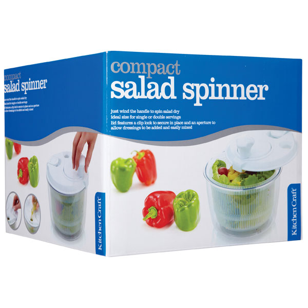 KitchenCraft Mini Salad Spinner / Dresser, 19 cm