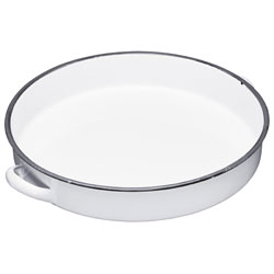 Kitchen Craft LNENTRAY Enamel Round Tray