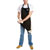 Kitchen Craft Master Class MCAPRONBLK Deluxe Professional Black Large Apron
