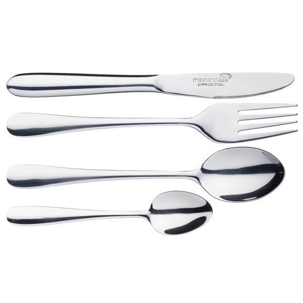 Kitchen Craft Master Class MCCHILDSET 4 Piece Childrens Cutlery Set