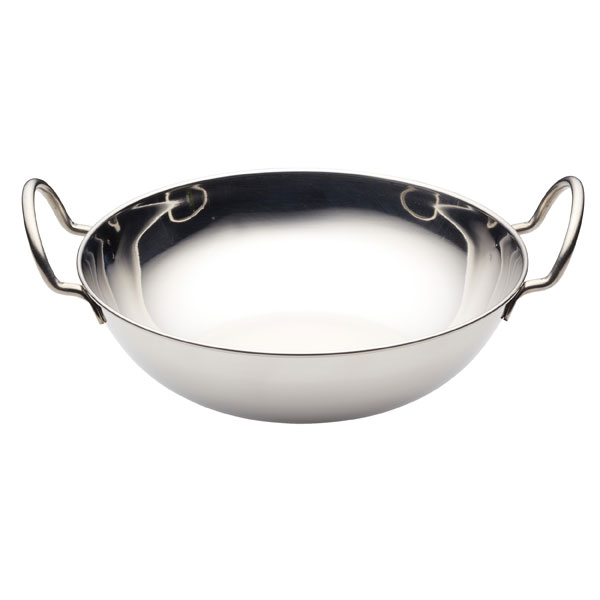 Balti dish stainless online steel