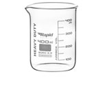 Rapid CH200003 Heavy Duty Borosilicate Glass Beaker 400ml pack of 6