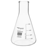 Rapid EGL0424G Conical Flask with Narrow Neck, 500 ml pack of 6