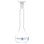Rapid EGL0448C Volumetric Flask with PE Stopper, Class-B, 25 ml pack of 10