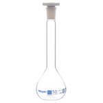 Rapid EGL0448D Volumetric Flask with PE Stopper, Class-B, 50 ml pack of 2