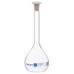 Rapid EGL0448G Volumetric Flask with PE Stopper, Class-B, 250 ml pack of 2