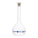 Rapid EGL0448I Volumetric Flask with PE Stopper, Class-B, 1000 ml pack of 2