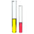 Rapid CH0718D Test Tubes med wall, cap 15ml, 125x16mm boro. Glass c/w Rim pk 100