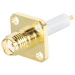 BKL 0409070 SMA Female Panel Mount Flange Solder Type 50 Ohm Gold-plated