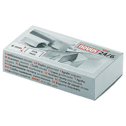 NOVUS 040-0158 24/6 DIN For Desktop Staplers / Stapling Pliers-6mm-Pack Of 1000