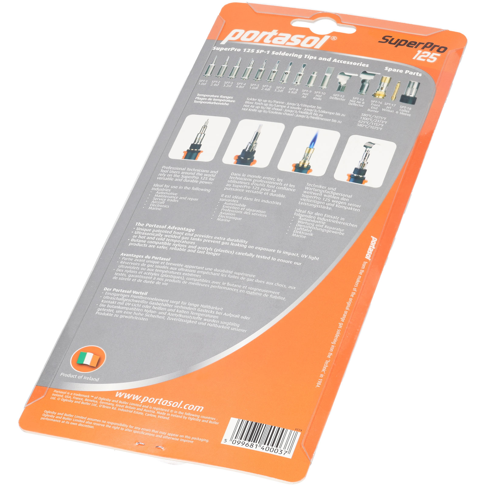 Gassoldeerbout Super Pro 125 Portasol