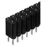 Fischer BL 2 72 Z Fork Contact Female Header 2x36 Vertical 2.54mm Pitch Tin