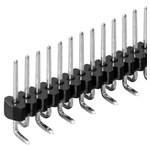 Fischer SLV W 1 SMD 048 20 G Slim Male Header 1x20 Horizontal 1.27 Au 4.8mm Pins