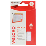 VELCRO® Brand VEL-EC60227 Stick On Coins 16mm x 16 Sets - White