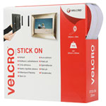 VELCRO® Brand VEL-EC60219 Stick On Tape 20mm x 10m - White