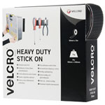 VELCRO® Brand VEL-EC60243 Heavy Duty Stick On Tape 50mm x 5m - Black
