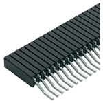 Fischer BLM 3 SMD 20 Z Fork Contact Female Header 1x20 Horizontal 1.27 Pitch Tin