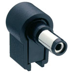 Lumberg NES/J 21 W Power Supply Angled Cable Mount Plug 2.1mm 0.5A 12VDC
