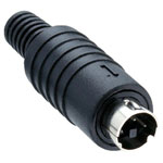 Lumberg MP-371/S4 Male Mini DIN Plug Cable Mount 4 Pin