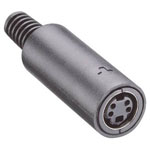 Lumberg MJ-372/6 Female Mini DIN Socket Cable Mount 6 Pin