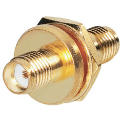 BKL 0409093 SMA Adaptor SMA Female - SMA Female Panel 50 Ohm Gold-plated 8.1mm Ø