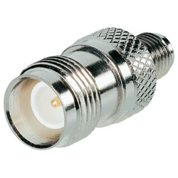 BKL 0419118 SMA Adaptor SMA Reverse Female to TNC Reverse Socket Nickel Plated