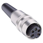 Lumberg KV 71 7-Pin DIN Female Socket IEC 60130-9 Cable Mount