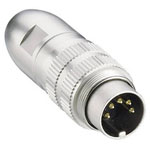 Lumberg 0331 08 8 Pin Male DIN Plug IEC 60130-9 Cable Mount