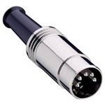 Lumberg 0131 08-1 8 Pin DIN Male Straight Plug DIN 45326 Cable Mount
