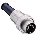 Lumberg 0132 03 3 Pin DIN Male Straight Plug DIN 41524 Bayonet Cable Mount