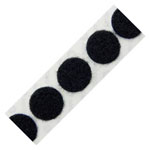 VELCRO® Brand E20102233011425 Stick On Coins Loop - 22mm - Black - 1000 Pieces