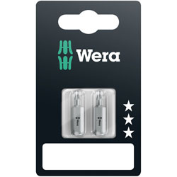 Wera 05073313001 Classic Torx Bits With 1/4in Hexagon Drive TX 10, Pack of 2