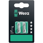 Wera 05073324001 Premium Torsion Bits With 1/4in Hexagon Drive PH2, Pack of 2