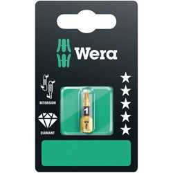 Wera 05073336001 855/1 BDC Premium Plus Pozidriv PZ1 Screwdriver Bit