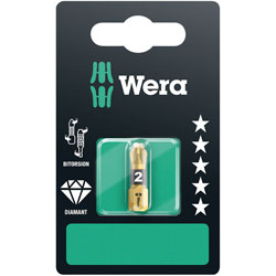 Wera 05073337001 855/1 BDC Premium Plus Pozidriv PZ2 Screwdriver Bit