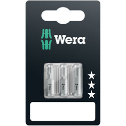 Wera 05073344001 840/1 Set B Classic Hex Plus Screwdriver Bits, Set of 3