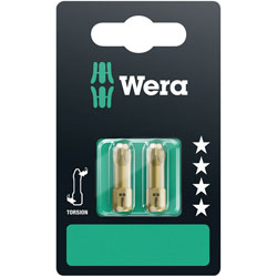 Wera 05073372001 855/1 TH Premium Pozidriv PZ3 Screwdriver Bits, Pack of 2