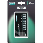 Wera 05073408001 Premium Torsion Bit-Check Mixed Bits, 9-Piece Set