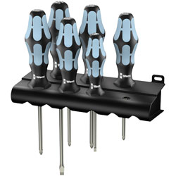 Wera 05032063001 3334/3350/3355/6 Stainless Kraftform Plus SL/PH/PZ Screwdrivers