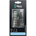 Wera 05073630001 BC10/9 SB Premium Plus Stainless Steel Bit Holder and Bits