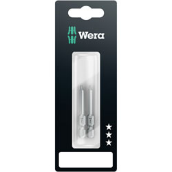 Wera 05073720001 867/4Z Classic Bits for Torx Screws, TX10, Pack of 2