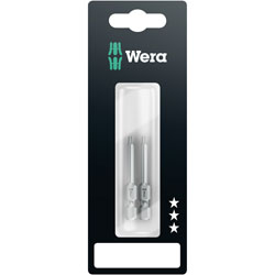 Wera 05073721001 867/4Z Classic Bits for Torx Screws, TX15, Pack of 2