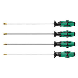 Wera 05028074001 367/4 4-Piece Kraftform Plus Torx HF Screwdriver Set, 300mm