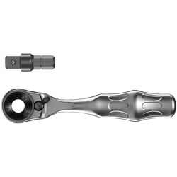 Wera 05073230001 8001A SB Zyklop Bit Ratchet 1/4in Hex with Drive Adaptor