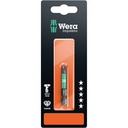 Wera 05073966001 867/1 Premium Plus Impaktor Diamond Bit for Torx Screws TX30