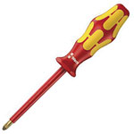 Wera 05006163001 165 i PZ Kraftfom Plus VDE Screwdriver Pozidriv PZ1 x 150mm